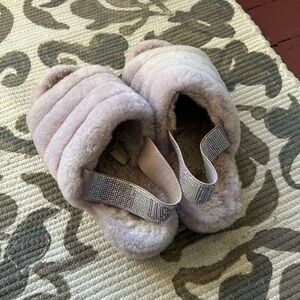 UGG Fluff Yea, Lilac Rhinestone